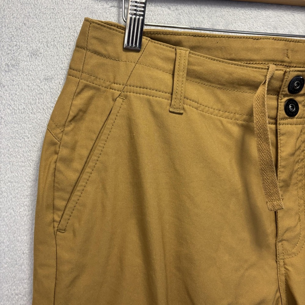 PrAna Cargo Pants Womens Size 12 Tan Stretch Convertible Hiking Outdoor Utility - Picture 13 of 16